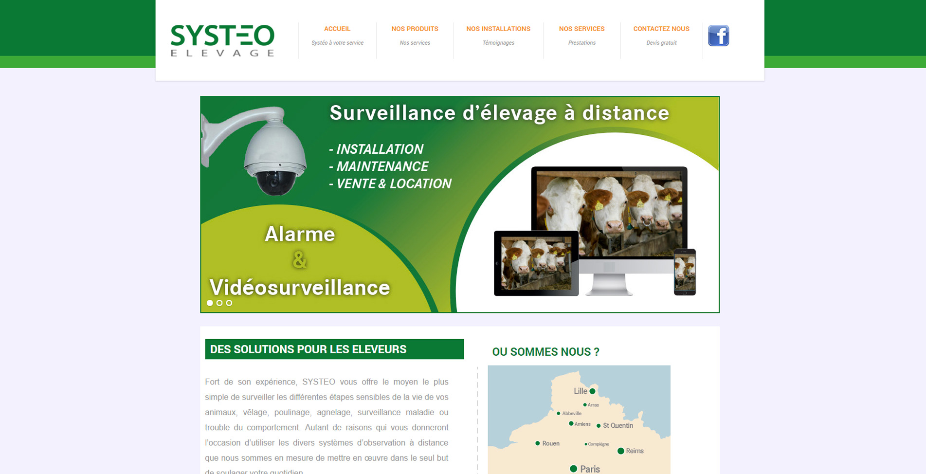 Développement site internet Systéo Elevage